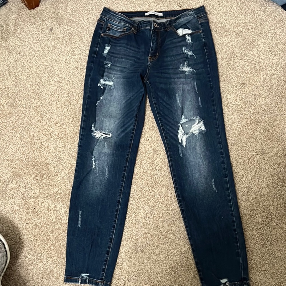 Kancan distressed jeans